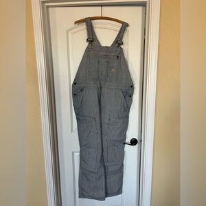 Carhartt Railroad Striped Overalls, SZ XL